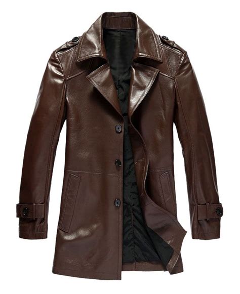 Rugged And Trendy Mens Leather Coats Mens Leather Coats Brown Leather