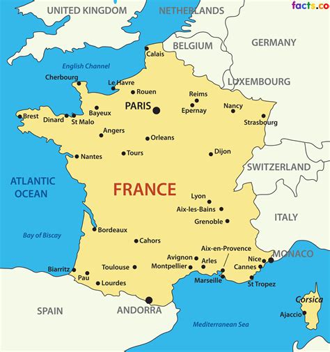 Map Of France France For Kids Facts About France France Map