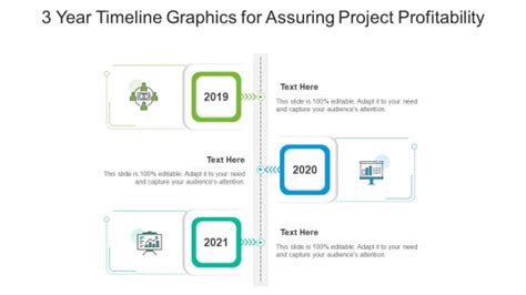 3 Year Timeline Graphics For Assuring Project Profitability Ppt