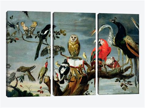 Concert Of Birds Canvas Print By Frans Snyders Icanvas