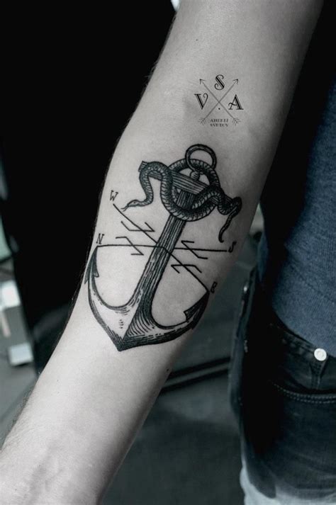 An anchor and flowers tattoo design usually symbolizes love, honor, and loyalty. 100 Appealing Anchor Tattoo Designs and Ideas For Men and ...