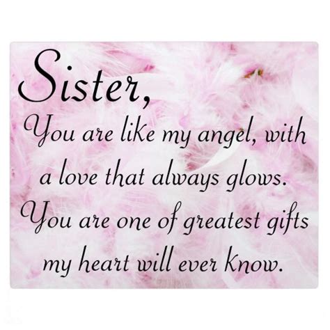 Brothers send valentine quotes for sister and express their affection and care for them. Sisters greatest love plaque | Zazzle.com | Sister love quotes, Beautiful sister quotes, My ...