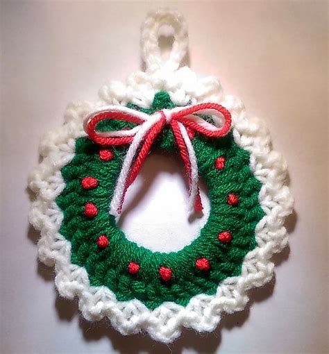 free crochet patterns for christmas crochet wreath pattern crochet christmas ornaments free