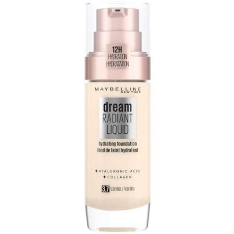 Maybelline Dream Radiant Liquid Foundation 37 Vanilla X 3