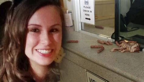 Woman Who Threw Bacon At Police Station Mysteriously Disappears After
