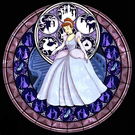 Cinderella Stained Glass Disney Princess Fan Art