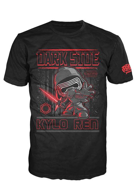 Pop Tees Star Wars Dark Side Kylo Ren Mens T Shirt