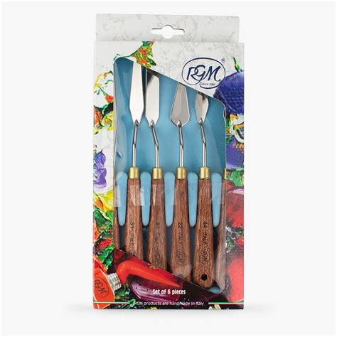 Rgm X6 Traditional Palette Knife Set Jacksons Art Supplies