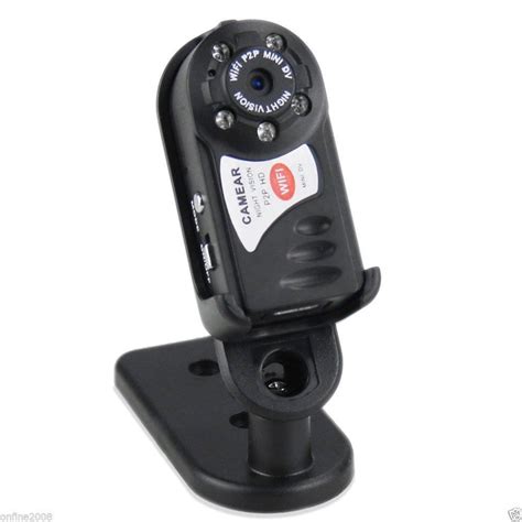 wireless wifi spy hidden camera mini p2p dv video recorder dvr night vision q7