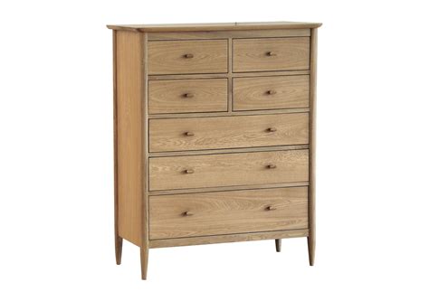 Elegant Simply Designed Modern Tall Chest From Ercol Clean Shaker