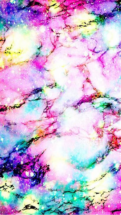 Rainbow Marble Glitter Galaxy Backgrounds Iphone Pastel