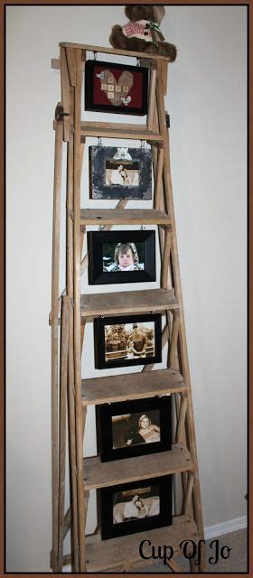 love repurposing an old ladder old ladder creative decor craft room furniture