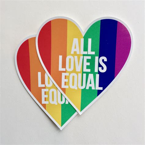 all love is equal lgbt rights equal rights vinyl sticker
