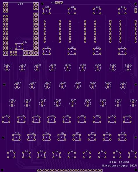 Arduino Enigma Machine Simulator Enigma Simulator Fully Routed
