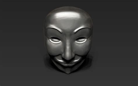 Anonymous is a coffee bar, bakery and café dedicated to inspiring, comforting and feeding the soul. 3D model Anonymous Mask | CGTrader