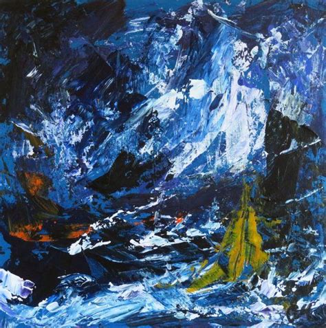 Abstract Storm Study Original Painting On Board Etsy Kunst Bilder