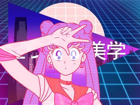 Sailor moon backgrounds in the foreground desktop sailor. Aesthetic Sailor Moon Desktop Wallpapers - Wallpaper Cave