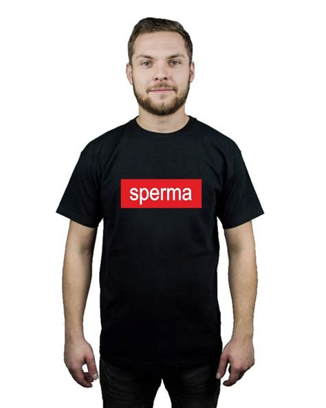 Koszulka Męska Sperma M Erlipl