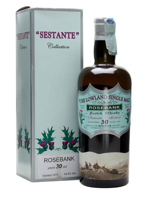 Rosebank 1975 30 Year Old Sestante Collection Scotch Whisky The