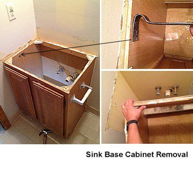 Using a level, locate any uneven floor and/or wall areas where your. How to Remove a Bathroom Cabinet Vanity