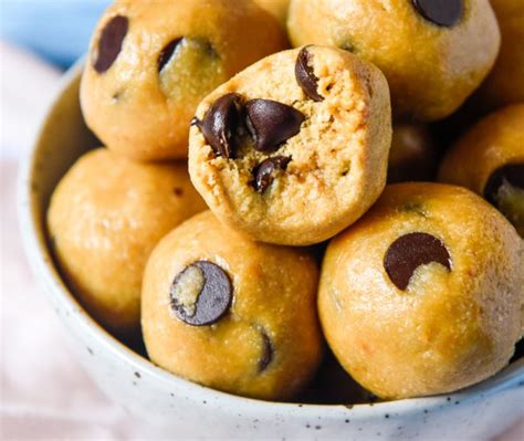 Quick And Easy Cookie Dough Bliss Balls Wholefood Simply