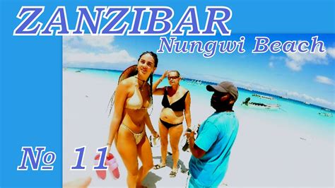 Zanzibar Tanzania Nungwi Полный обзор улицы сафари на пляже Нунгви африканские сувениры
