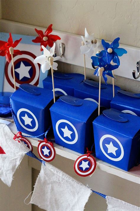Sparklinbecks Captain America Birthday Party