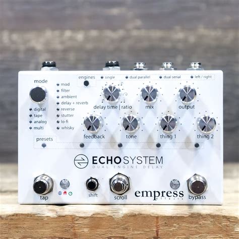 Empress Effects Echosystem Dual Engine 12 Algorithm Reverb France