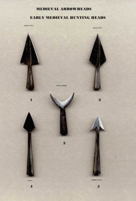 Medieval Arrowheads Archery Bows Longbow Traditional Archery