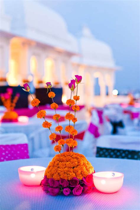 Innovative Indian Centerpiece Arrangement | Memorable Indian Weddings
