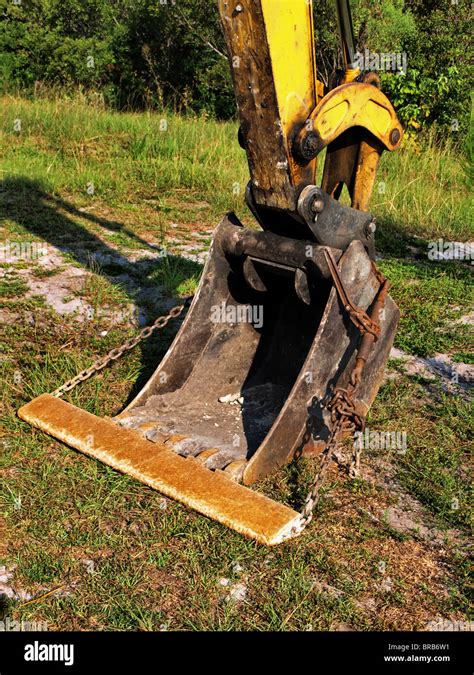 Heavy Construction Equipment Backhoe High Resolution Stock Photography