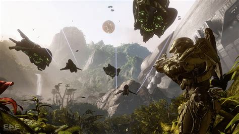 Wallpaper Video Games Dragon Jungle Master Chief Xbox One