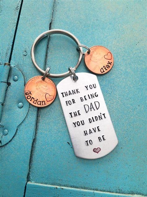 For every kind of father figure in your life — from stepdads to uncles — these are gift ideas to consider for father's day 2021. Personalized Step Dad Keychain Fathers Day Gift From Step ...