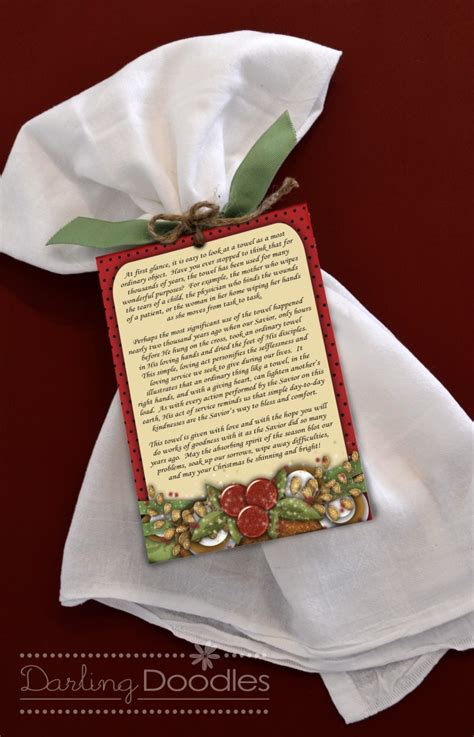 Forget all the cheesy gift ideas for moms that are out there. Christmas Towel Poem - Simple Gift For Giving - 24/7 Moms