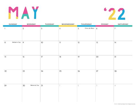 Colorful Printable Calendar For Moms Imom Calend Vrogue Co