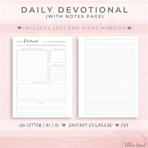 How To Write A Devotional Template