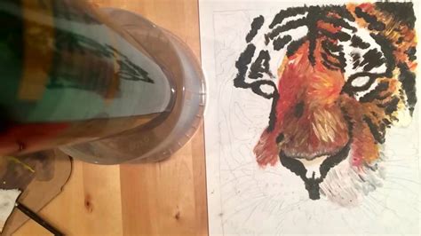 Tiger Oil Painting Art Timelapse GCSE YouTube