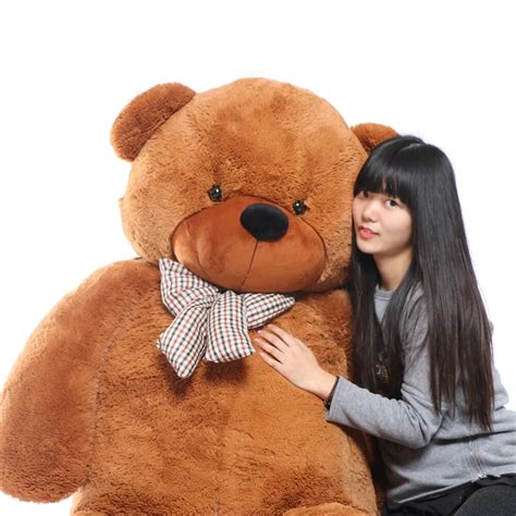 Joyfay® Giant Teddy Bear Ce Huge 91 Brown Stuffed Plush Toy Birthday T Bester Wert Für Hohe