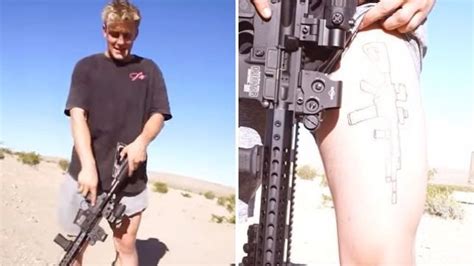 Jake Paul Blew Up Car With Machine Guns Before Calling For Gun Reform