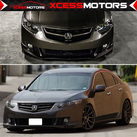 Acura tsx 2005 best upgrade (ipod, 3.5mm audio, android phone, rear camera, videoint). Fits 09-10 Acura TSX Front Bumper Lip Spoiler Splitter ...