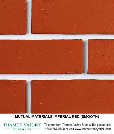 Imperial Red Mutual Materials Face Brick Thames Valley Brick And Tile