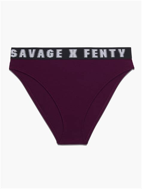Forever Savage High Leg Bikini In Purple Savage X Fenty Spain