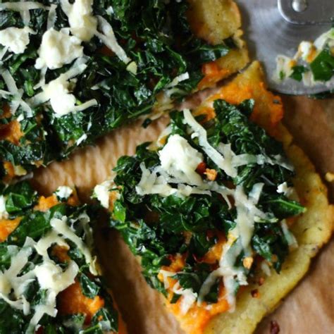 Drizzle with remaining olive oil and sprinkle with sea salt and additional red pepper flakes to your taste. Sweet Potato, Kale and Goat Cheese Pizza - Real Plans ...