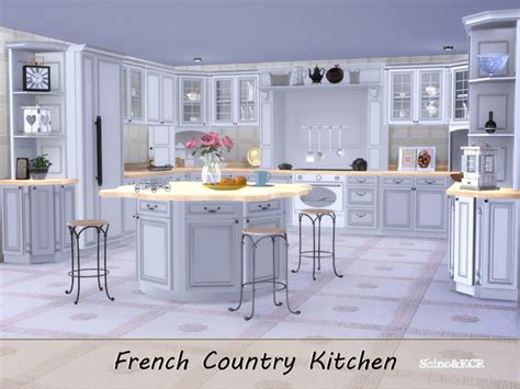 Totalling just over 51 unique meshes in 38 package files, this by. French Country Kitchen by ShinoKCR at TSR » Sims 4 Updates