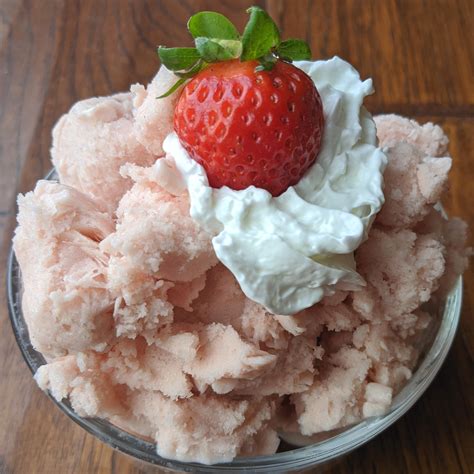 Simple Strawberry High Protein Ice Cream Recipe Health Beet