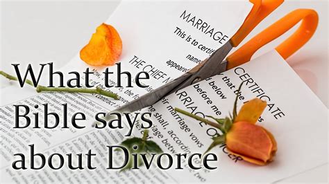 Certificate Of Divorce In The Bible