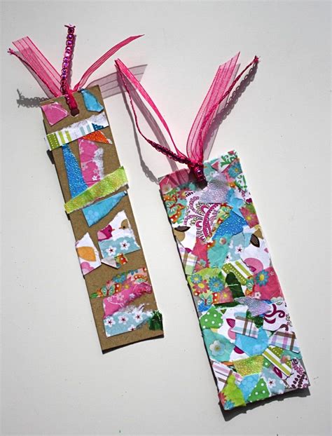 Craft For Kids Make A Bookmark Using Tear Art Tears Art Crafts