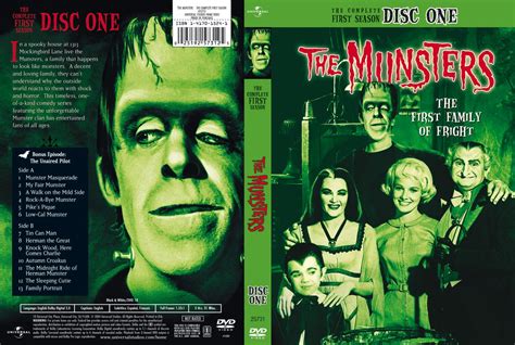 The Munsters Season 1 Disc 1 Tv Dvd Scanned Covers The Munsters
