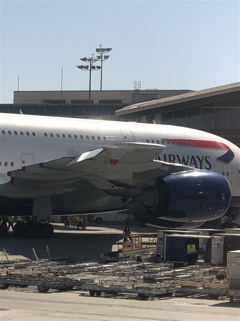 british airways a380 missing half its winglet yet still in service at lax how is this possible