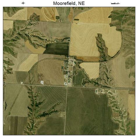 Aerial Photography Map Of Moorefield Ne Nebraska